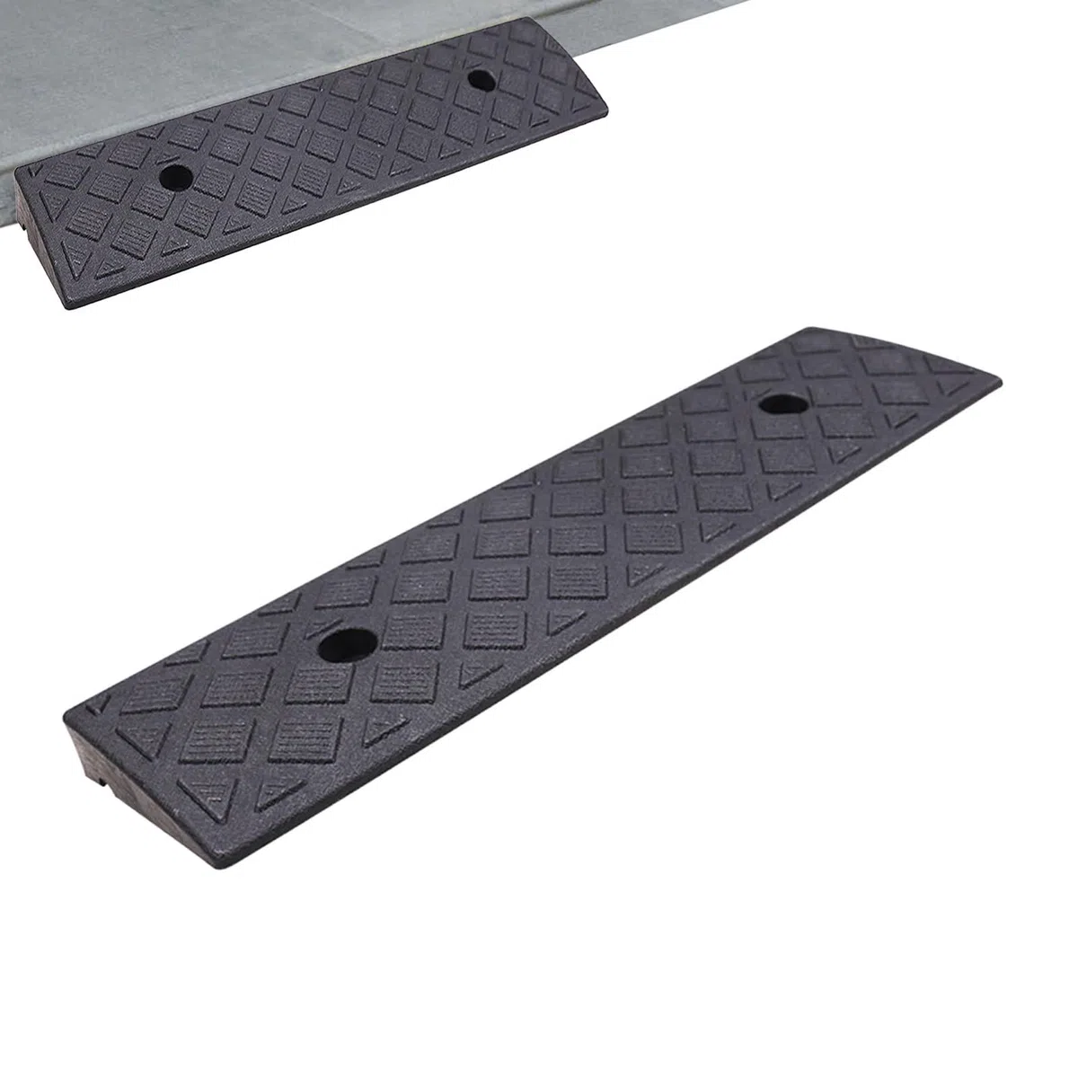 Rampa para bordillos de 3 cm, rampa para Coche, rampa de Acceso de PVC, Antideslizante, para Puertas de casa, construcción, Aparcamiento