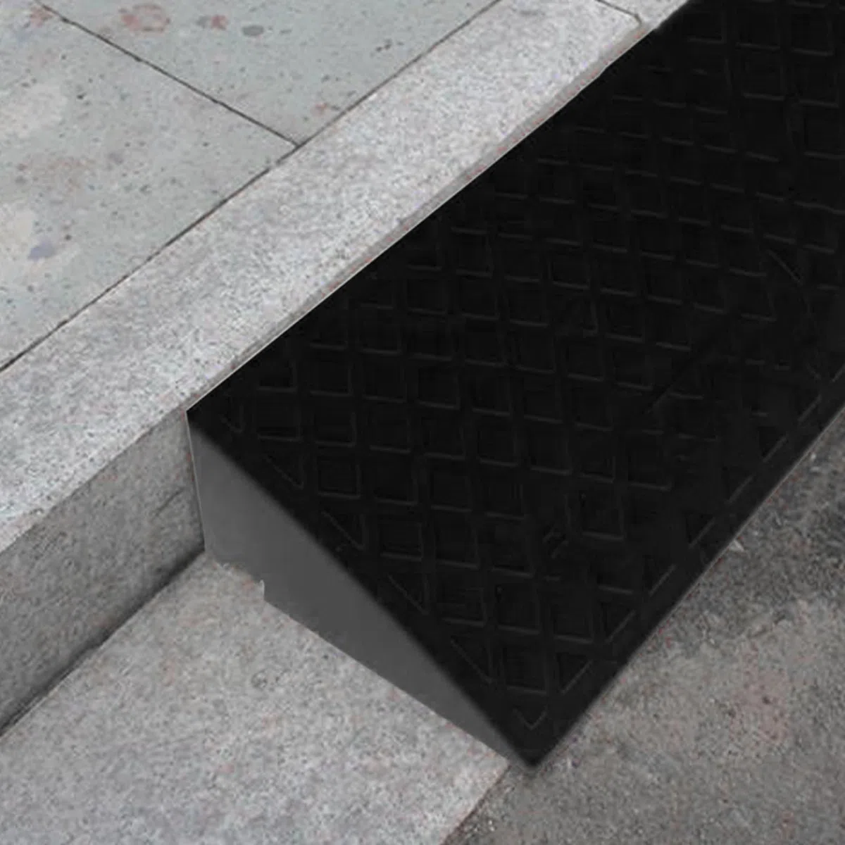 Rampa para bordillos de 3 cm, rampa para Coche, rampa de Acceso de PVC, Antideslizante, para Puertas de casa, construcción, Aparcamiento