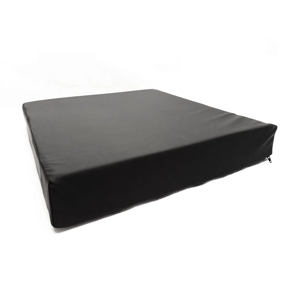Cojín Antiescaras de Espuma Viscoelástica Laminada. Anatómico Cuadrado Negro con Funda Impermeable y Antiácaros. Postural para Prevención de Úlceras. 42x42x7CM