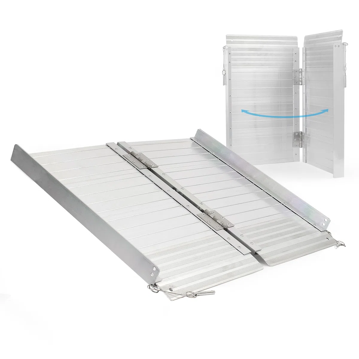 Rampa Silla Ruedas 92cm 270kg Plegable Aluminio portátil minusválidos Motos
