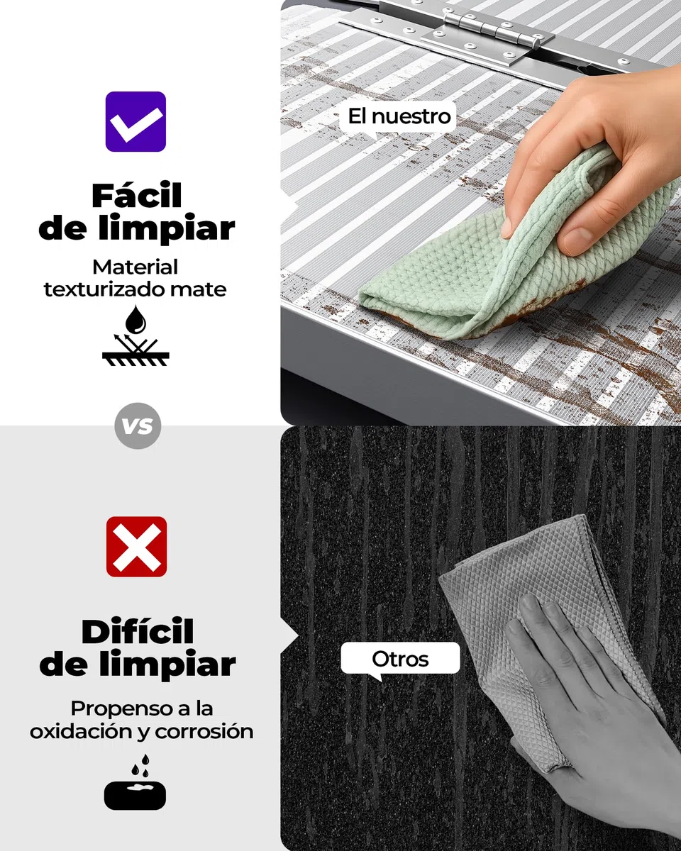 FACHNUO Rampa para Sillas de Ruedas Plegable 122CM Rampa de Umbral, Capacidad 362KG, Antideslizante Extra Ancha 74cm - Rampa de Aluminio Portátil para Escaleras, Peldaños, Puertas, Entradas
