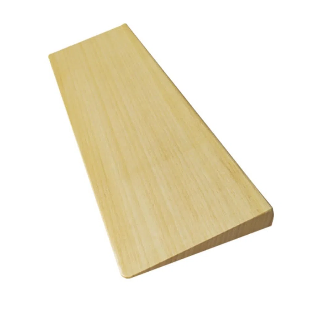 Rampa de madera para umbral de puerta, robot aspirador, rampa para bordillos, rampa de aspiración, rampa de umbral, rampa de umbral de puerta, rampa para sillas de ruedas, 60 x 20 x 4 cm Wood