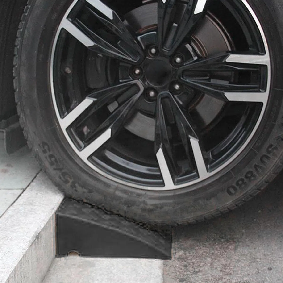 Rampa para bordillos de 3 cm, rampa para Coche, rampa de Acceso de PVC, Antideslizante, para Puertas de casa, construcción, Aparcamiento