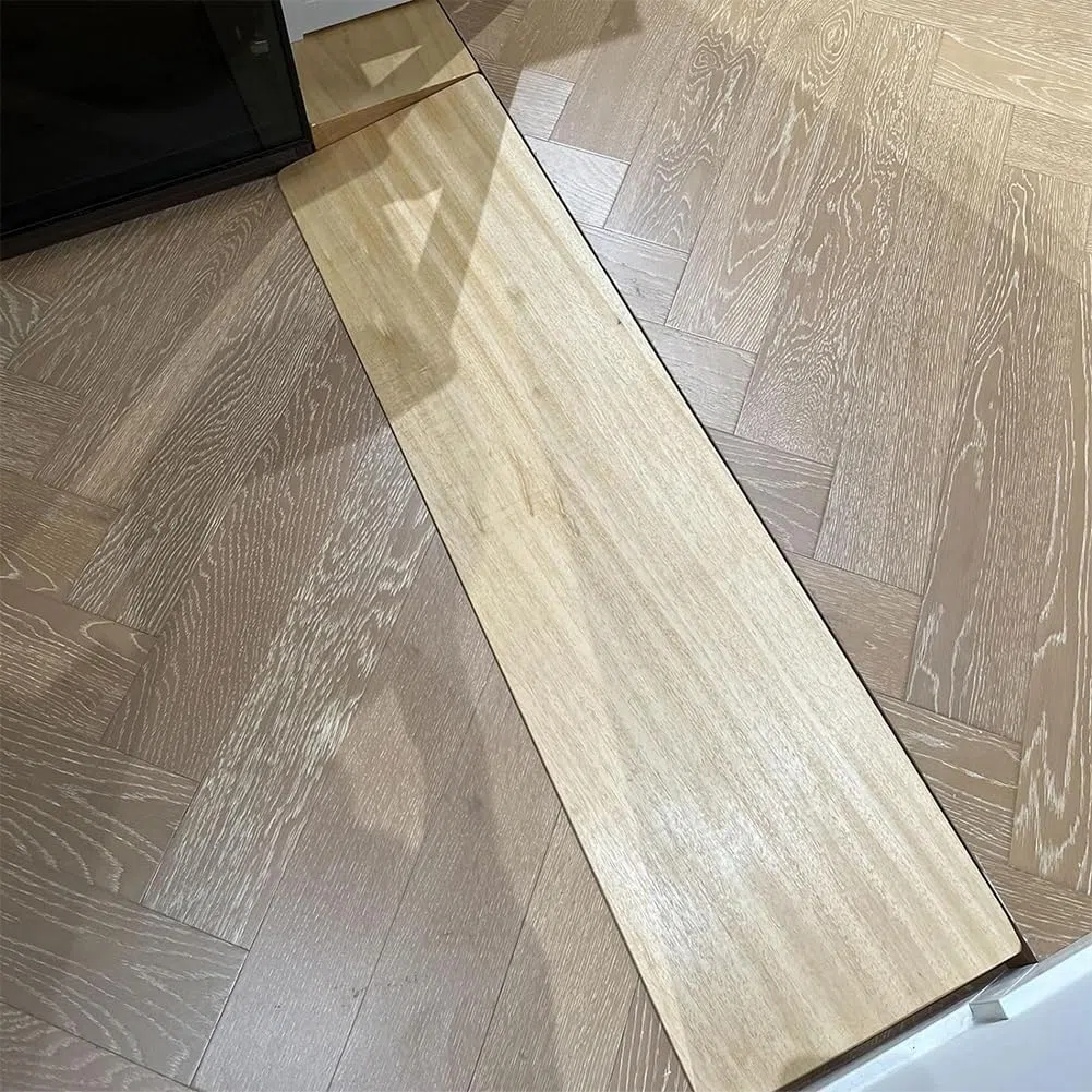 Rampa de madera para umbral de puerta, robot aspirador, rampa para bordillos, rampa de aspiración, rampa de umbral, rampa de umbral de puerta, rampa para sillas de ruedas, 60 x 20 x 4 cm Wood